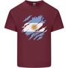 Torn Argentina Flag Argentinian Day Football Unisexs Light Cotton Tshirt