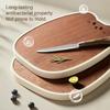 Wood Chopping Board Cat Shape Charcuterie Board Non-Slip Cutting Board for Kitchen Meal Prep Serving Tray for Vegetables Meat