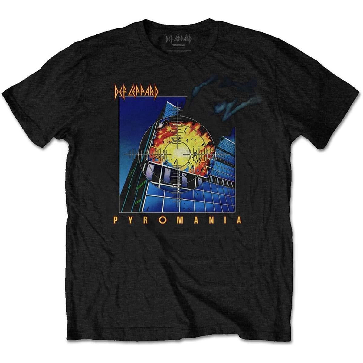 Rockoff Trade Men s Def Leppard Pyromania T-Shirt XXL Black S