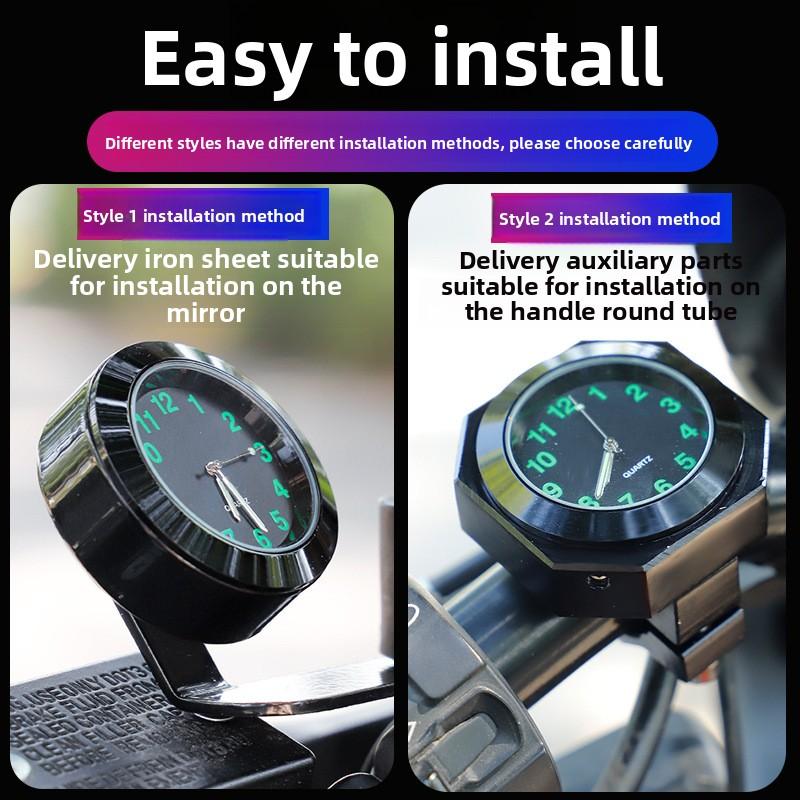 Motorrad Auto Zeituhr Wasserdicht Fahrplan Mountainbike Elektrofahrzeug Fahrrad Thermometer Elektronische Uhr Anzeige