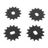 4pcs Motor Sprocket 14 Teeth Steel High Strength Front Sprocket for 420 Chain Modification
