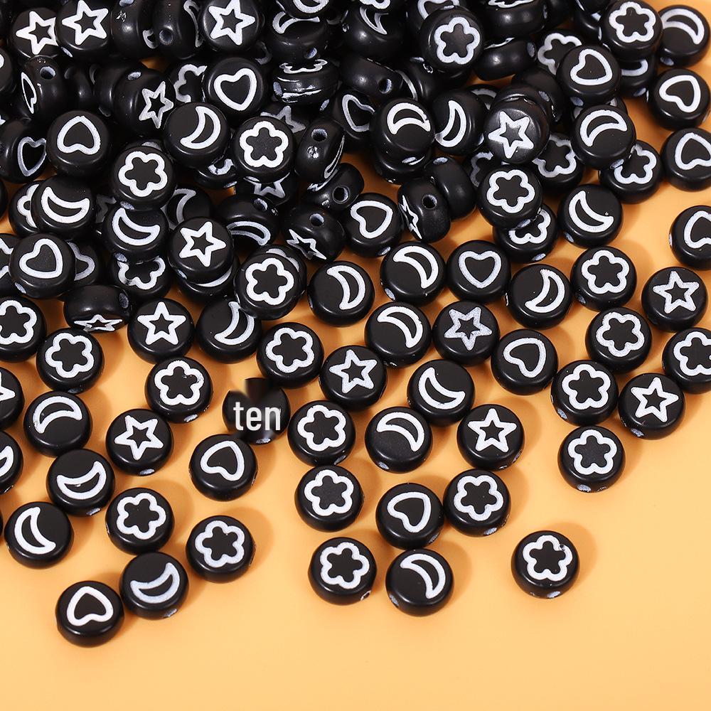 Acrylic Letter Beads for Kids' Jewelry Making – Educational DIY Beading Accessories