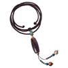 GEMCHIC Women's Vintage Ethnic Style Long Sweater Necklace with Handmade Braided Rope, Dzi Bead and Agate Pendant Bohemian Jewelry