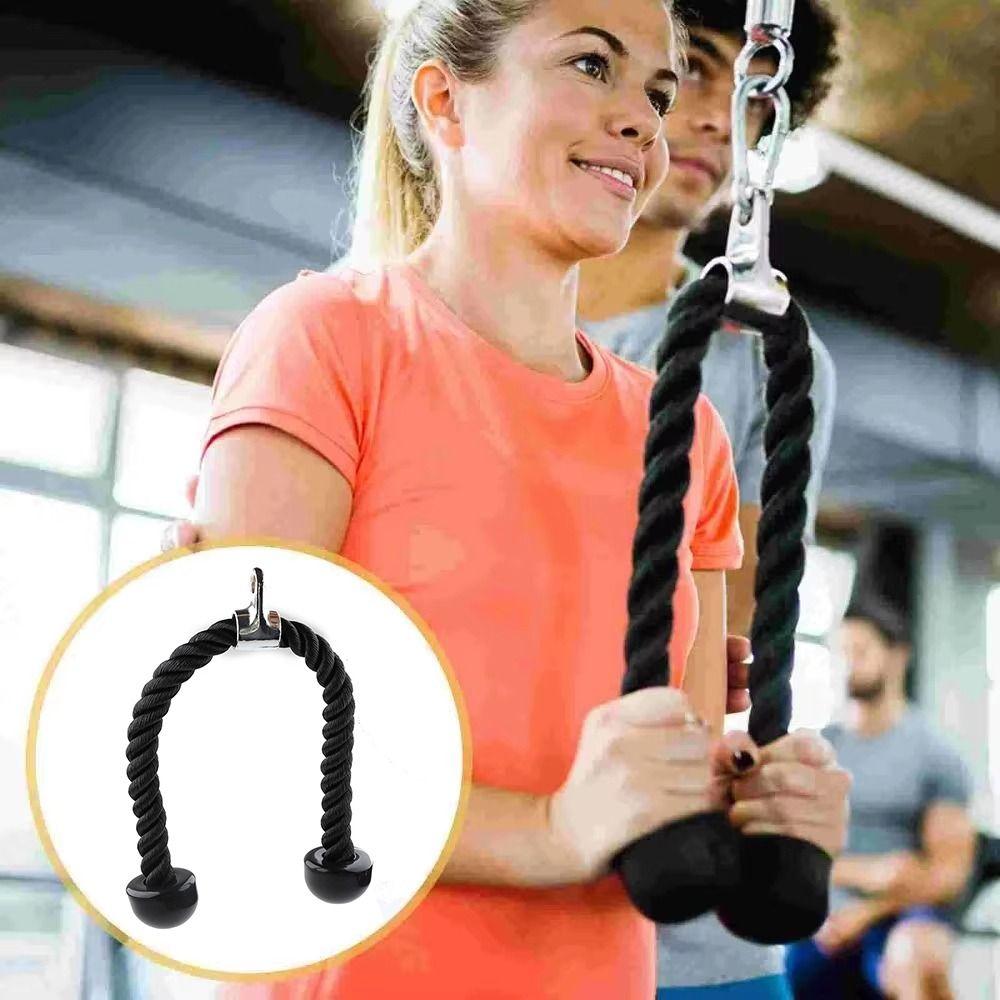 Heavy Duty Fitness Attachment Cable Multi-Use Gym Pulldown Rope Biceps Rope  Gym Workout
