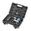 Engine Cylinder Compression Tester Kit, Pressure Gauge Range of 0-100 PSI, Automotive Leak Down Tester Kit with 4 Adapters & Air Fittings, Pressure