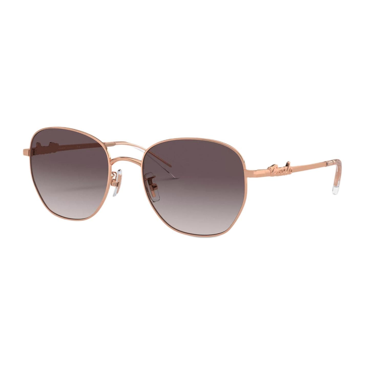 Coach Irregular Frame Decorative Sunglasses Women sunglasses Gold CR644UWT F,Gold