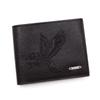 Men's Fashion Business Wallet with Multi-Card Slots and Embossed Eagle Design