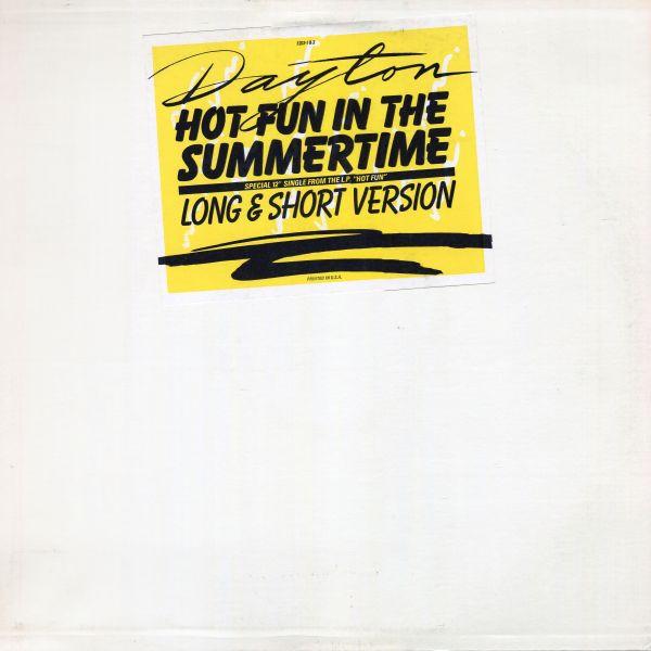 

12inch Record DAYTON - Hot Fun In The Summertime 7203 Liberty 1982 US Soul/Funk Used