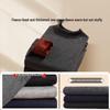 Shanshan Men's Half-High Collar Ultra-Thick Plush Thermal Set