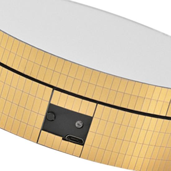 12cm Rotating Display Stand Mirror 360 Degree Rotation Electric Turntable Jewelry Holder for Photography