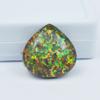 Lab-Created Opal Loose Gemstone Pear 14.65 ct Multi-Color Boulder October Birthday Birthstone