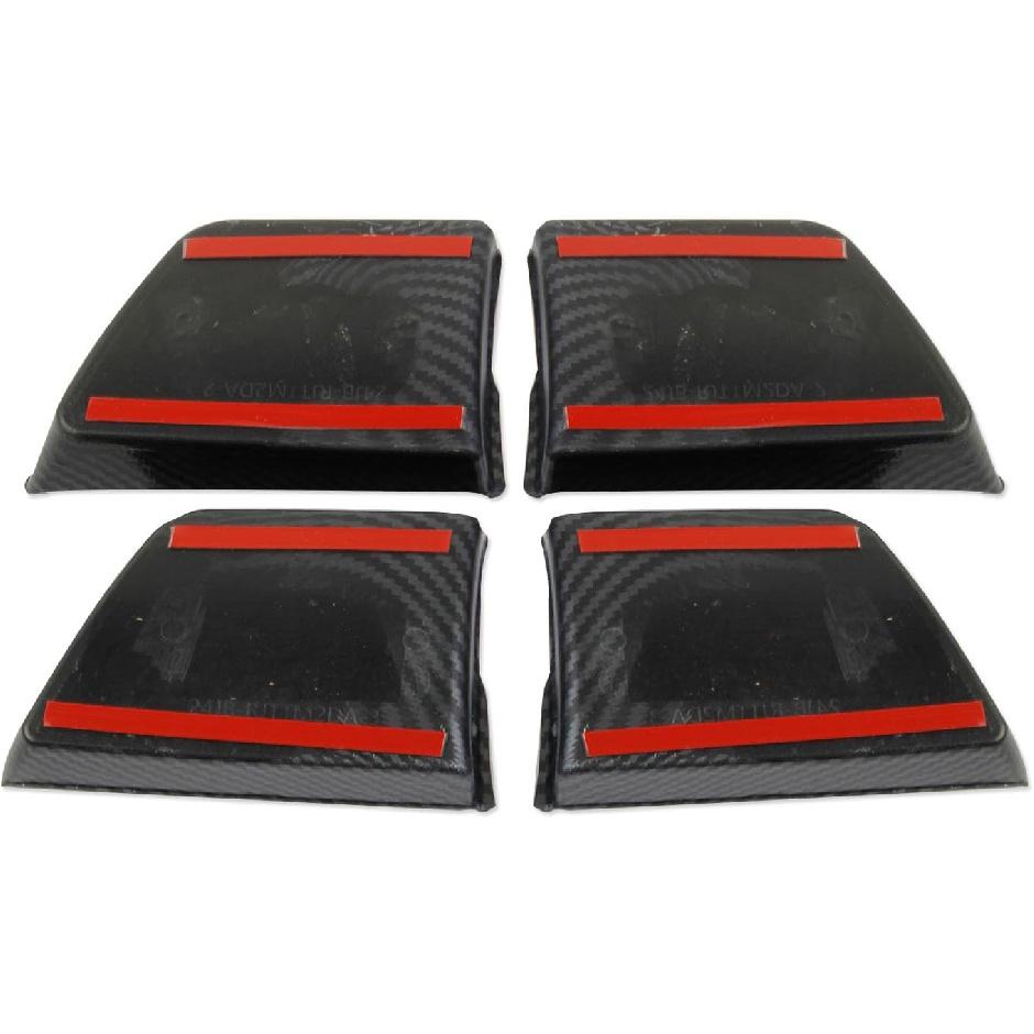 Carbon Fiber Style Inner Door Handle Bowl Cover Trim Accessories for 2025-2026 Toyota 4Runner for 2024-2026 Tacoma