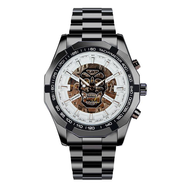 Top nagelneue automatische mechanische Uhr Mode hohl goldene automatische mechanische Uhr explosive Service Skelettuhr