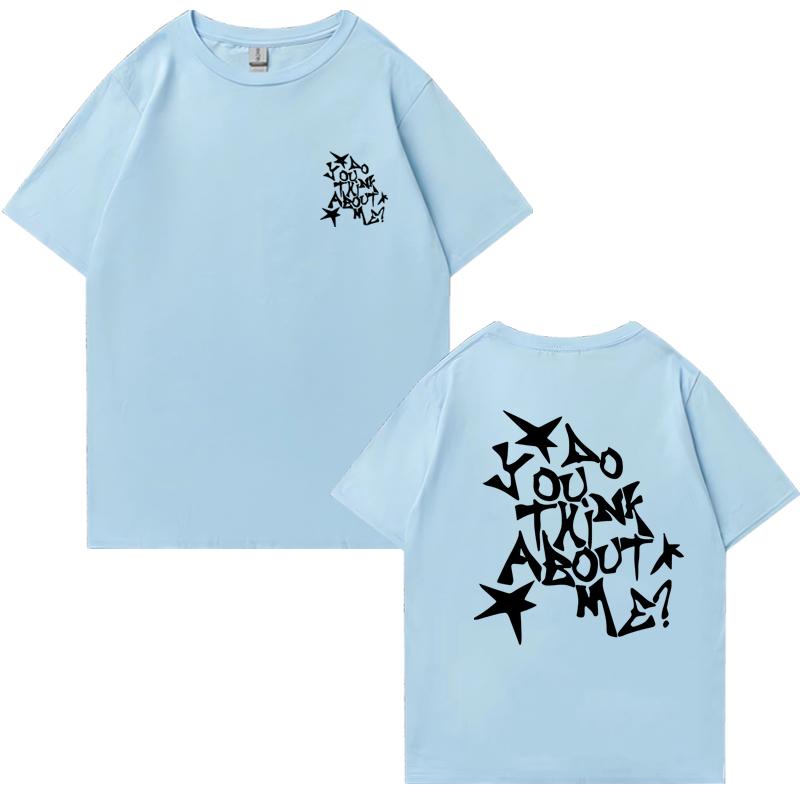 Hot Sale NSQK AOOU THNK ABOUT ME 2025 New Album T Shirt Men Women Fashion Short Sleeve T-shirts Unisex Casual 100% Cotton Tops