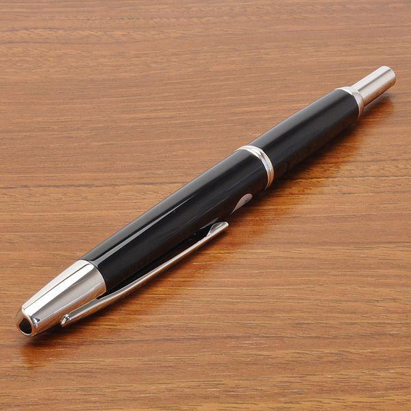 Pilot CAPLESS DECIMO Fountain Pen Black Medium Nib FCT-15SR-B-M with Converter
