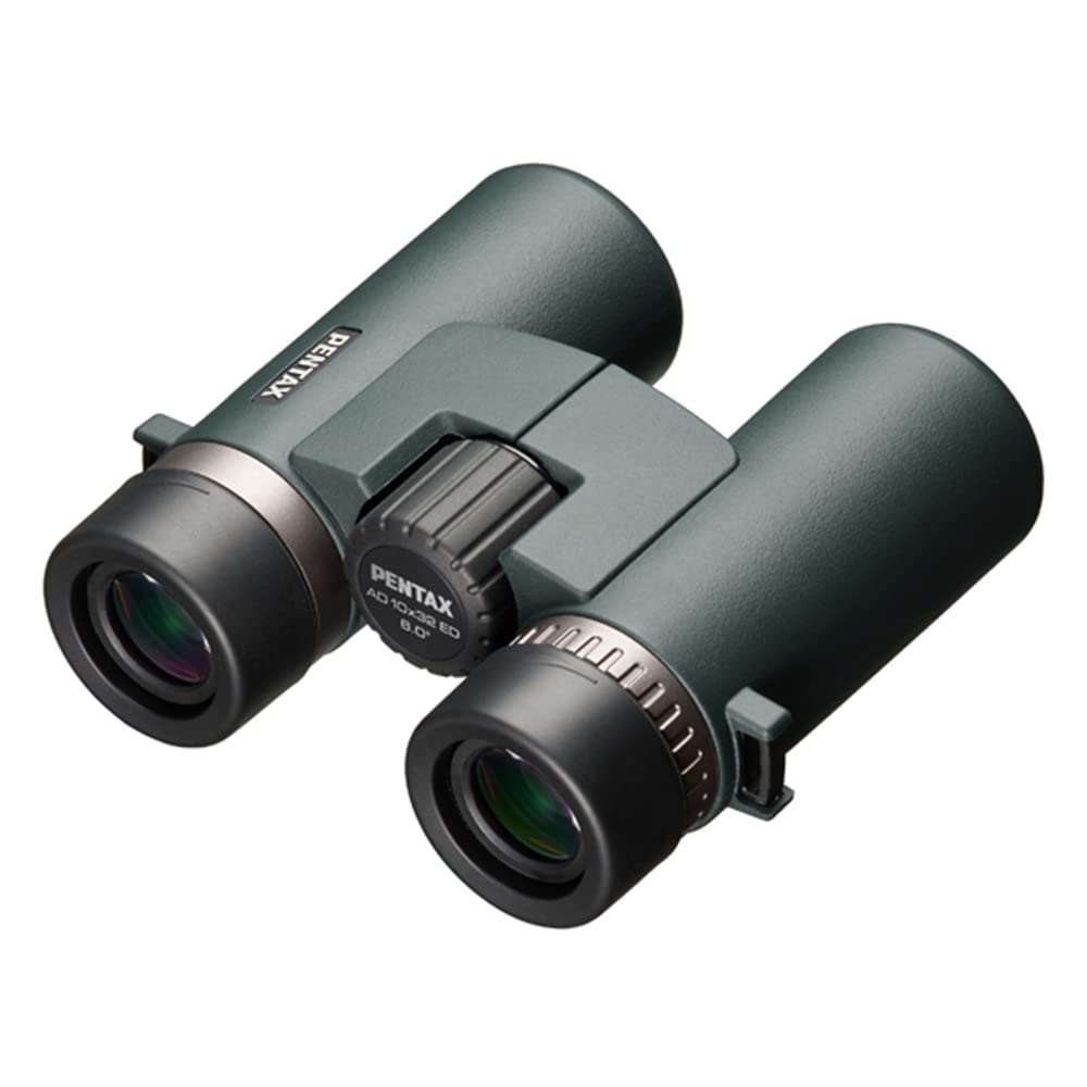 PENTAX AD 10x32 ED ED 10x Fully Case and Strap Perfect for Live Concerts and PENTAX 62892 Binoculars, Waterproof, Glass, Magnification, Multi-Coated,
