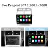 Android 13 Car Radio Wireless Carplay For Peugeot 307 Year 2001-2008 5G Stereo Multimedia GPS Navigation Head Unit Screen