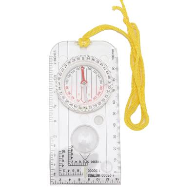 Kompass, multifunktional, hohe Genauigkeit, leicht zu tragen, mehr Proportionen, Outdoor-Utensil für Campingreisen
