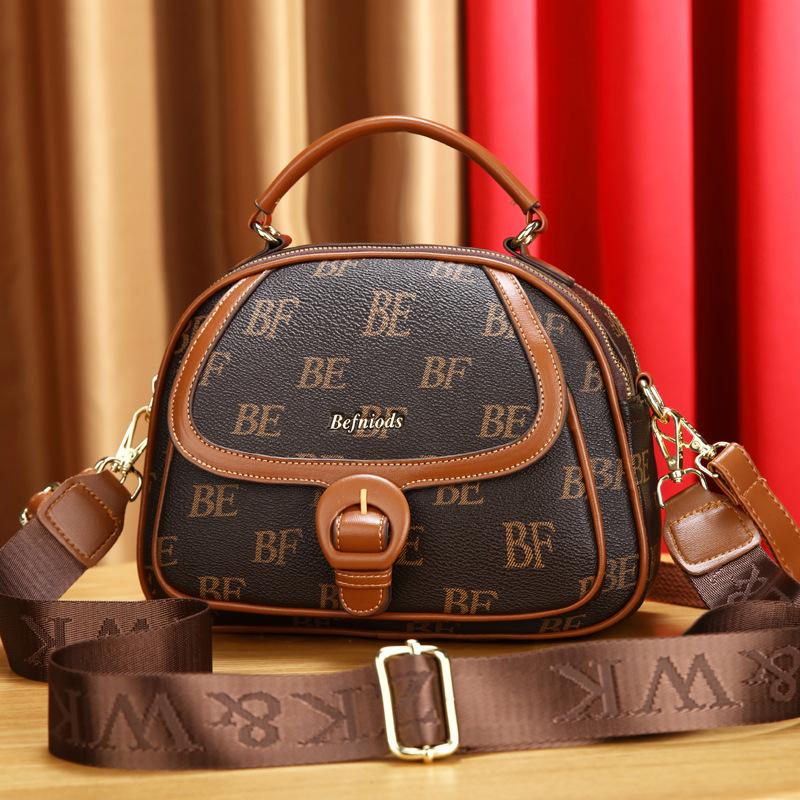 

Сумка Женская Сумка Через Плечо Практичная Женская Мода 2025 Новая Универсальная Портативная Мама Тренд Цветок Женская Сумка