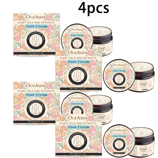 OceAura Foot Care Cream Nourishes, Moisturizes, Is Light and Easy To Absorb, Cares for Foot Skin, Daily Moisturizing Multi-piece Pack 60g