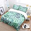 Various Ball Pattern Background Duvet Cover Set Digital Print Colorful Polyester Bedding with Zipper Closur for kids gifts