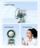 2026 High-Speed Handheld Fan with Digital Display, 199 Gears, Ice Pack Cooling, Turbine, Three-Fold Design & Lanyard.