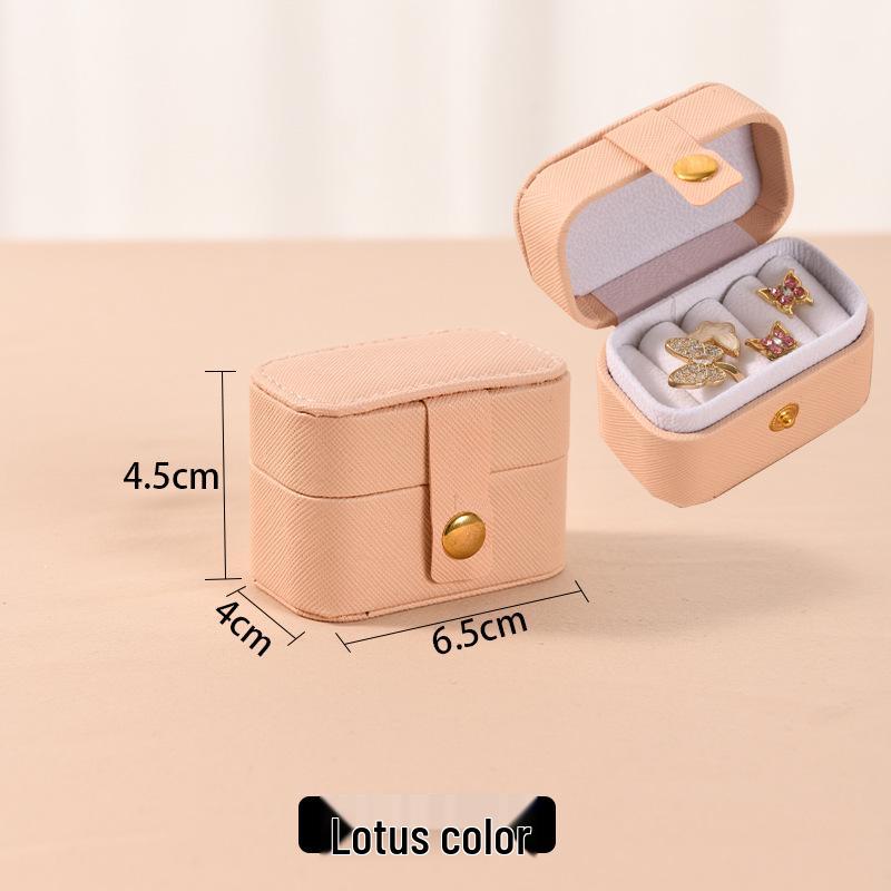 

Мини шкатулка для украшений на молнии в корейском стиле: Портативное хранилище для ожерелий и колец