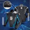 Racing Suit Anti-fall Protective Long Sleeve Stand Collar Breathable Mesh All-season Men Women