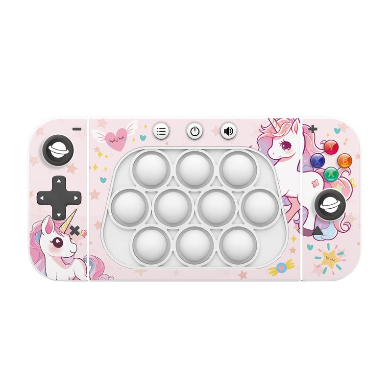 Pop Push Bubble Fidget Sensory Toys Whack A Mole Music Quick Press Bubble Game Machine Squeeze Stress Relief Toy Gifts for Kids