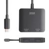 SANWA SUPPLY USB Type C To HDMI Adapter (2 Ports/4K Compatible) AD-ALCMST2HD2