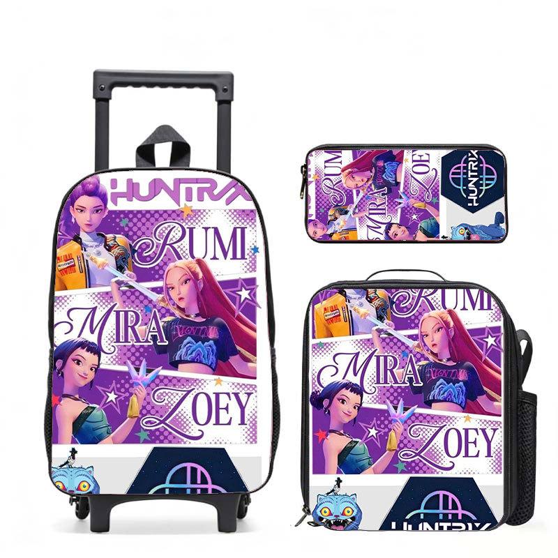 Kpop Witch Hunters Casual Backpack Digital Printing Men'S And Women'S Commuter Backpack Rod Backpack Student Bag
