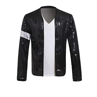 [lustige Kostüme] Michael Jackson Michael Jackson Jacke und Handschuhe Kostüm, Faschingskostüm, Bühnenauftritt Outfit (S)