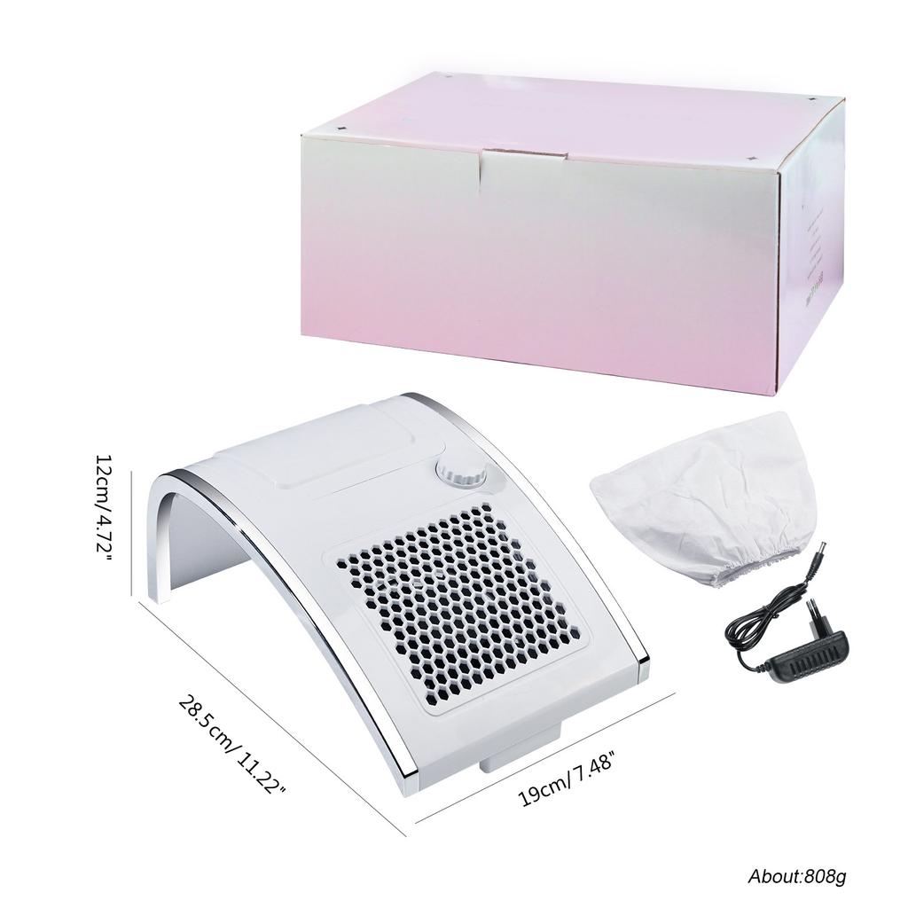 Vacuum Cleaner with Dust Bag for Nail 80W Professional Dust Extraction Powerful Vacuum Cleaner Nail Dust Extraction