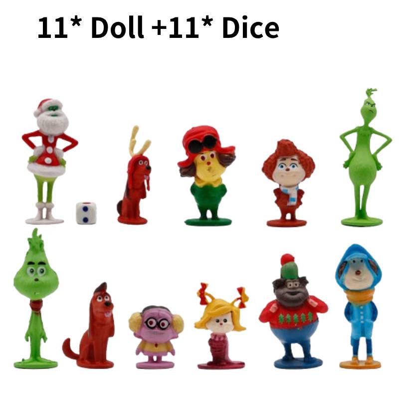 

Figure Christmas Action Model Toy Cartoon Doll Desktop Decoration Gift