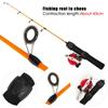 Portable Spinning Carbon Retractable Reels Ice Fishing Rods Pen Pole