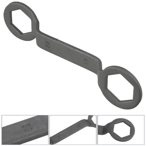 Clutch Removal Wrench, 39mm-41mm, Double-Head Disassembly Tool for Pulley Hex Nuts, Compatible with GY6 125cc Motorcycles, Disassembly and Repair Tool