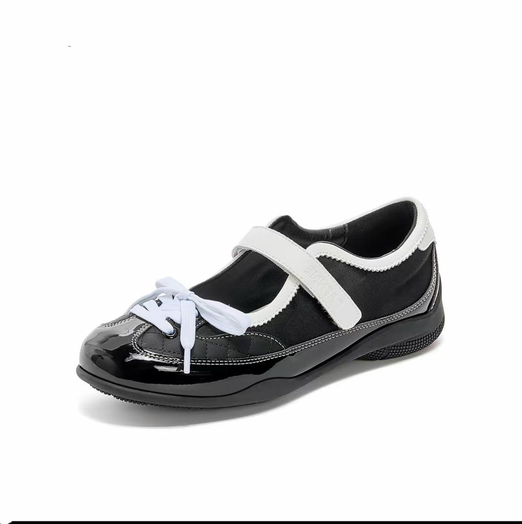 Inner Height Increase Silver Single Shoes Women's 2025 New Summer Skirt Mary Jane Women's Shoes Ou Ruofeng German Training Shoes