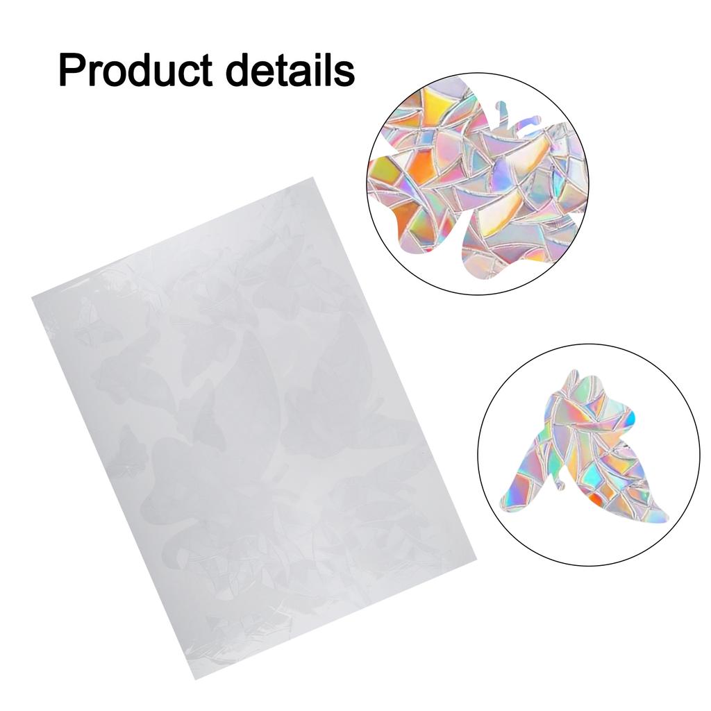 Brightening Room Bird Protection Anti-Collision Decal Bird Safety Stickers Effortless Sticking High-Quality PVC