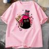 Bottled Evil Black Cat Tshirt Trendy Cotton Summer Tshirt Loose ShortSleeved Cat Design Clothes Unisex WOMEN Streetwear Clothes