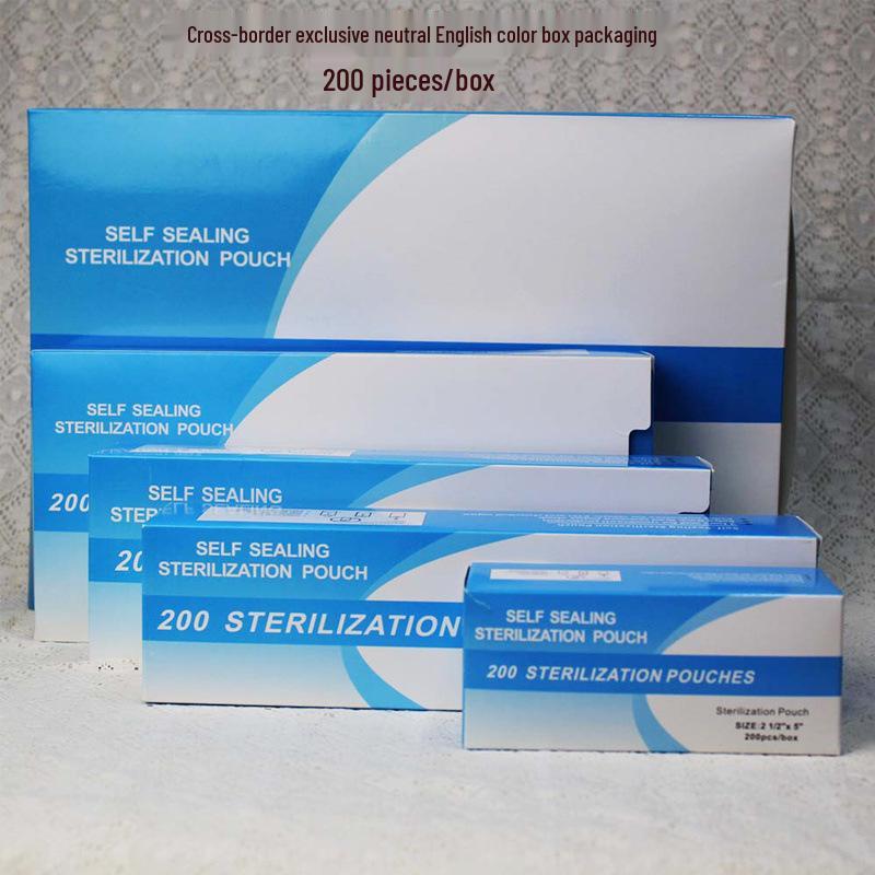 High-Temp High-Pressure Disposable Dental Sterilization Paper-Plastic Bags for Nail Art