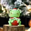 Christmas Series Craft Resin Animal Party Creative Mini Christma Tree Old Girl Kids Cute Gift Home Decoration Supplies Decor