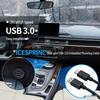 Waterproof Dual USB 3.0/2.0 Extension Cable for Car, Motorcycle, or Boat Dash