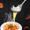 Stainless Steel Kitchen Spoons Thickened Large Capacity Tablespoon Long Handle Soup Congee Spoon Tableware For Sauce Broth Gravy