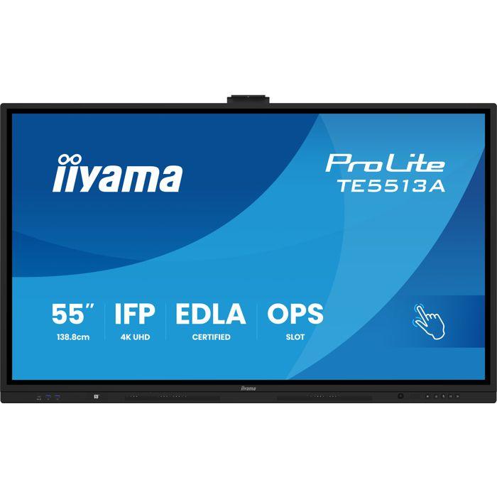 Ecran Interactif - IIYAMA - TE8613A-B1AG - 85.6 Pouces - 4K UHD - IPS - 450 Cd/m²