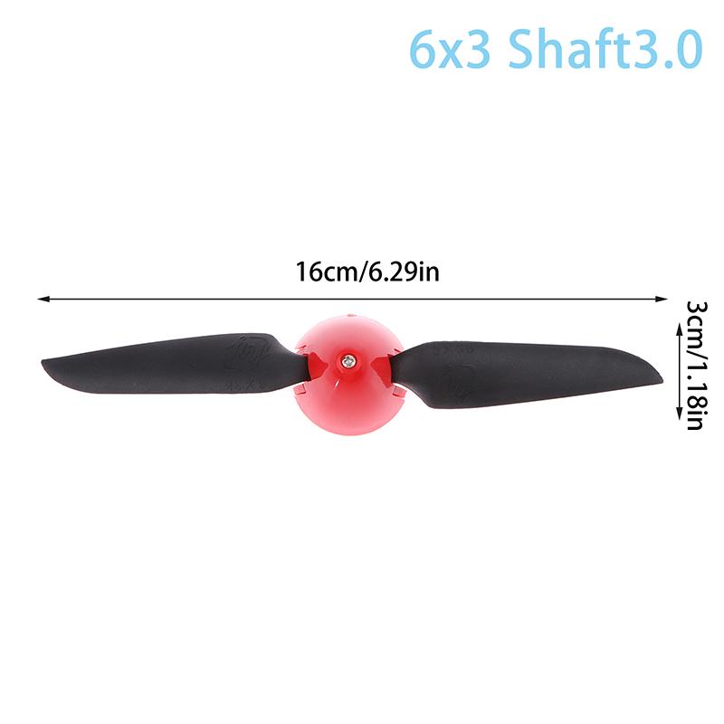 

Складний пропелер 6X3 6X4 7.5X4 8X6 11X6 з кришкою-спінером Вал двигуна 3.0 мм RC літак планер дрони