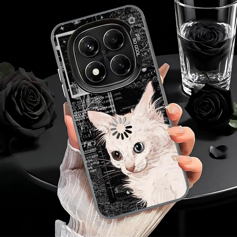 

Смешные кошки Модный стиль Ударопрочный чехол для телефона для Xiaomi Redmi Note 15 14 13 12 Pro Plus 11 11S 11T 5G Чехол Защита от падения Fundas Redmi Note 10 4G