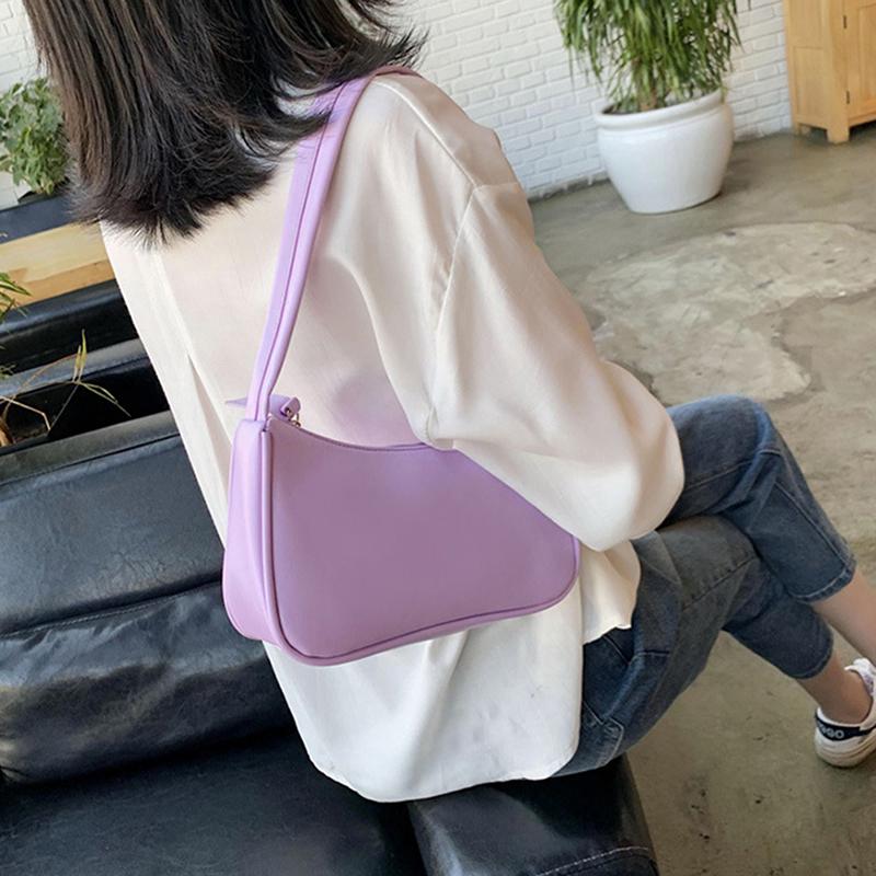 Vintage Retro Totes Handbag Leather Small Subaxillary Bag Mini Shoulder Bags