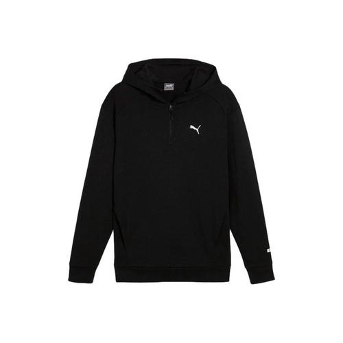 

Чоловіча мінімалістична в язана кофта PUMA з однотонним дизайном та блискавкою до середини, чорна EU M чорний