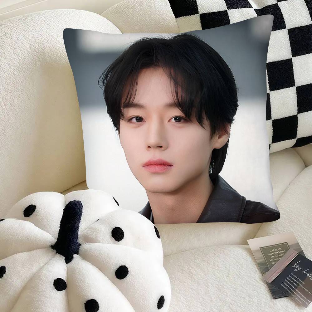 Park Jihoon K-pop Kissenbezug Mode Quadratischer Kissenbezug Schlafzimmer Sofa Raum Ins Dekoration Freizeit