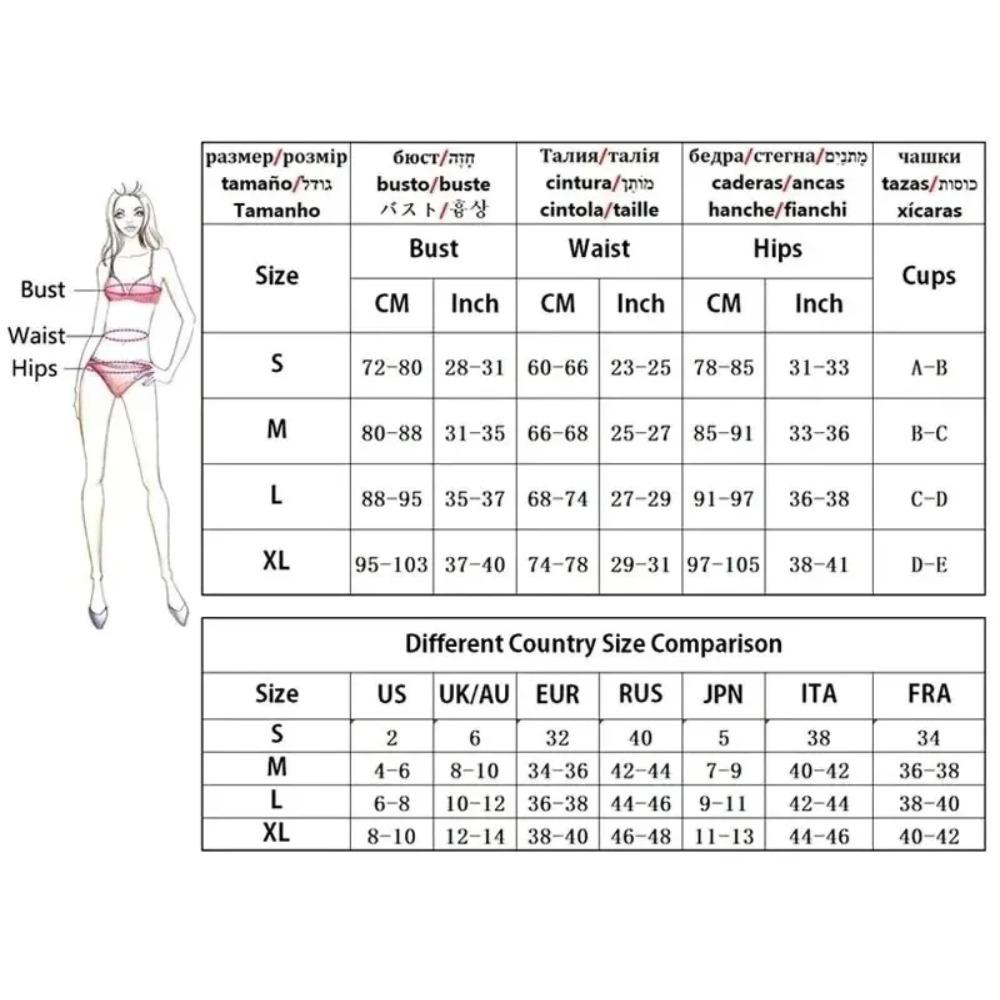 Luxury Design Women's Sexy Small Chest Push-up Kini Set Swimsuit Brand Beach Swimsuit Print Belly-covering Slimming Swimsuit